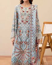 Adans Libas Baby Blue Lawn Suit- Pakistani Designer Lawn Suits
