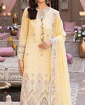 Adans Libas Pale Yellow Lawn Suit- Pakistani Lawn Dress