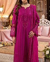 Adans Libas Fuchsia Pink Lawn Suit- Pakistani Lawn Dress