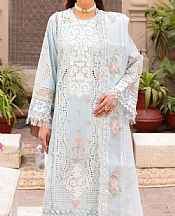 Adans Libas Light Blue Lawn Suit- Pakistani Designer Lawn Suits