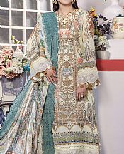 Adans Libas Green Mist Lawn Suit- Pakistani Lawn Dress