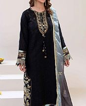 Adans Libas Black Lawn Suit- Pakistani Lawn Dress