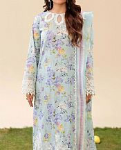 Light Turquoise Lawn Suit
