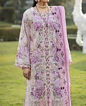 Adans Libas Ivory/Pink Lawn Suit- Pakistani Designer Lawn Suits