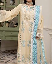Adans Libas Ivory Lawn Suit- Pakistani Lawn Dress