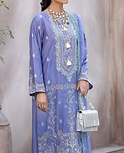 Adans Libas Lavender Blue Lawn Suit- Pakistani Designer Lawn Suits