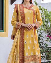 Adans Libas Mustard Lawn Suit- Pakistani Lawn Dress