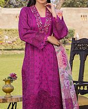 Adans Libas Violet Lawn Suit- Pakistani Lawn Dress