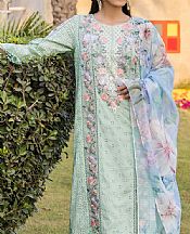 Adans Libas Light Green Lawn Suit- Pakistani Lawn Dress