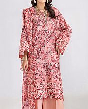 Adans Libas Pink Lawn Suit- Pakistani Lawn Dress
