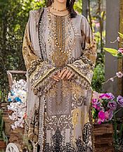 Adans Libas Grey Lawn Suit- Pakistani Lawn Dress