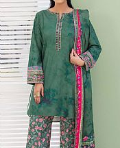 Adans Libas Green Slub Suit- Pakistani Winter Clothing