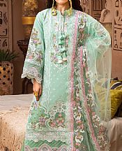 Adans Libas Mint Green Lawn Suit- Pakistani Designer Lawn Suits