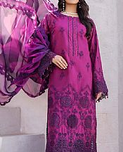 Adans Libas Shocking Pink Lawn Suit- Pakistani Designer Lawn Suits