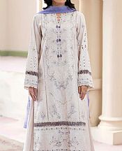 Adans Libas White Linen Suit- Pakistani Winter Dress