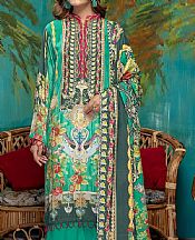Sea Green Linen Suit- Pakistani Winter Dress