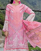 Adans Libas Pink Lawn Suit- Pakistani Designer Lawn Suits