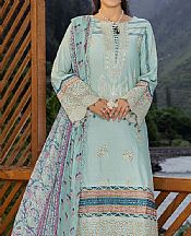 Sky Blue Lawn Suit