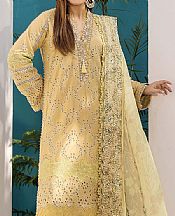 Adans Libas Sand Gold Lawn Suit- Pakistani Designer Lawn Suits