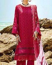 Adans Libas Carmine Lawn Suit- Pakistani Lawn Dress