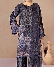 Adans Libas Black Silk Suit- Pakistani Chiffon Dress