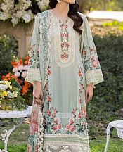 Adans Libas Light Green Lawn Suit- Pakistani Designer Lawn Suits
