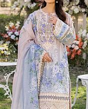 Adans Libas Grey/Lilac Lawn Suit- Pakistani Designer Lawn Suits