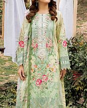 Adans Libas Green Mist Lawn Suit- Pakistani Lawn Dress
