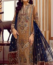 Fawn Chiffon Suit- Pakistani Designer Chiffon Suit
