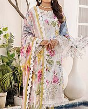 Adans Libas Off-white Lawn Suit- Pakistani Lawn Dress