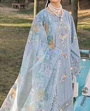 Adans Libas Baby Blue Lawn Suit- Pakistani Lawn Dress