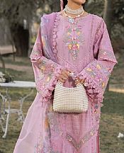 Adans Libas Pink Lawn Suit- Pakistani Designer Lawn Suits