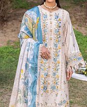 Adans Libas Ivory Lawn Suit- Pakistani Lawn Dress