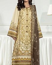 Adans Libas Ivory Slub Suit- Pakistani Winter Clothing