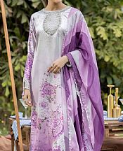 Adans Libas Lilac Silk Suit- Pakistani Designer Chiffon Suit