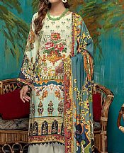 Light Green Linen Suit- Pakistani Winter Dress