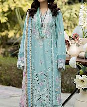 Adans Libas Light Turquoise Lawn Suit- Pakistani Lawn Dress