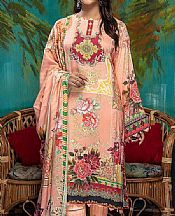 Peach Linen Suit- Pakistani Winter Dress
