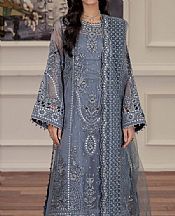 Adans Libas Storm Grey Chiffon Suit- Pakistani Chiffon Dress