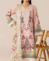 Adans Libas Pink Lawn Suit- Pakistani Designer Lawn Suits