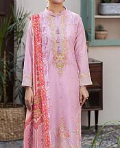Adans Libas Rose Pink Lawn Suit- Pakistani Designer Lawn Suits