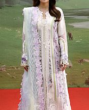 Afrozeh Lilac Lawn Suit- Pakistani Lawn Dress