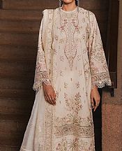 Afrozeh Off White Lawn Suit- Pakistani Designer Lawn Suits