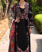 Afrozeh Black Lawn Suit- Pakistani Designer Lawn Suits