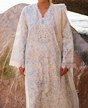 Afrozeh Off White Lawn Suit- Pakistani Designer Lawn Suits