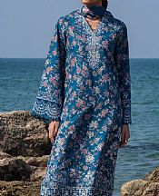 Afrozeh Venice Blue Lawn Suit- Pakistani Lawn Dress