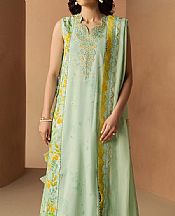 Mint Green Lawn Suit