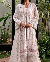 Afrozeh Off-white Raw Silk Suit- Pakistani Chiffon Dress