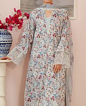 Afrozeh Grey Lawn Suit- Pakistani Lawn Dress