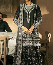 Afrozeh Black Lawn Suit- Pakistani Lawn Dress